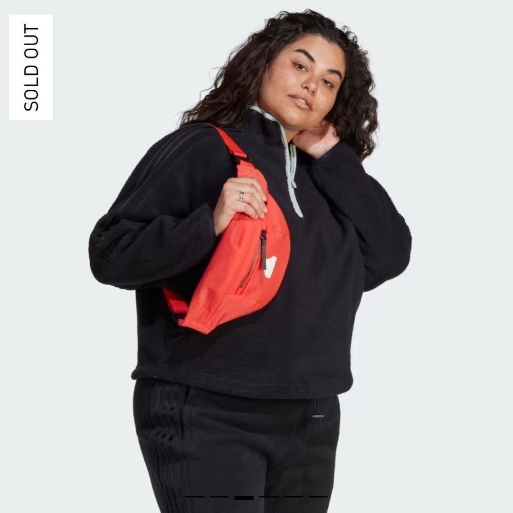 NWT adidas Tiro Plus Size Half Zip Fleece Sweatshirt size XL